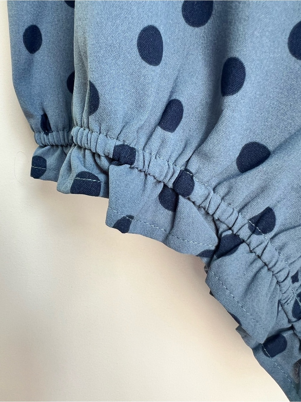 Lisa Says Gah Light Blue Polka Dot Bloomer Shorts - Picture 8 of 9